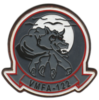 Officially Licensed USMC VMFA-122 Werewolves Leather Patches