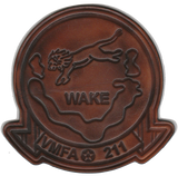 Officially Licensed USMC VMFA-211 Wake Island Avengers Leather Patch
