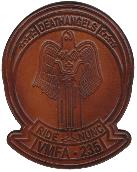 Officially Licensed USMC VMFA-235 Death Angels Leather Patch