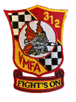 Officially Licensed USMC VMFA-312 Checkerboards Patch