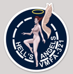 VMFA-321 Hell's Angels Naked Angel sticker
