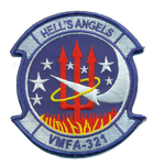 Officially Licensed USMC VMFA-321 Hell's Angels Patch