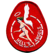 VMFA-321 Hells Angels Naked Angel, Red Patch