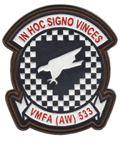 VMFA (AW)-533 Hawks leather patch