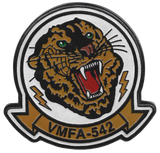 Officially Licensed USMC VMFA-542 Tigers Leather Patches