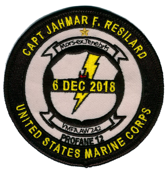 VMFA(AW)-242 Capt Resilard Memorial Patch