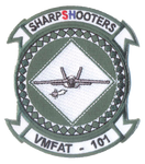 Officially Licensed USMC VMFAT-101 Sharpshooters Squadron Patch