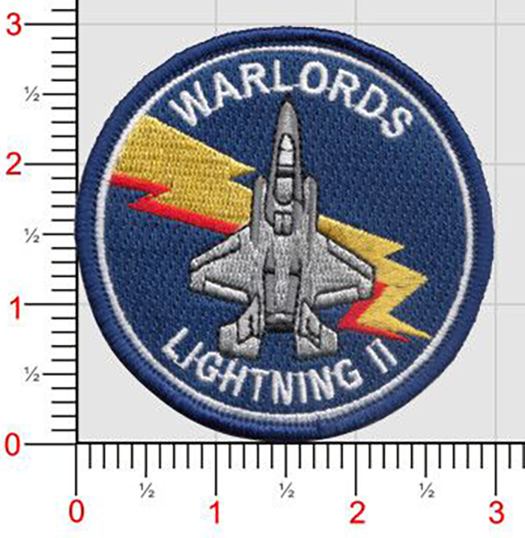 VMFAT-501 Warlords Lightning II Shoulder Patch
