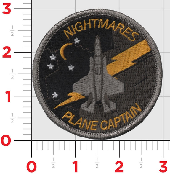 Official VMFAT-502 Nightmares Plane Captain Patch