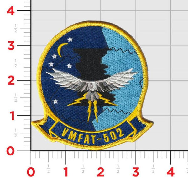 Officially Licensed USMC VMFAT-502 Nightmares Chest Patches