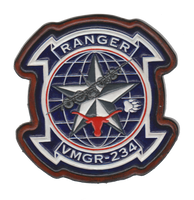 Officially Licensed USMC VMGR-234 Rangers Leather Patch