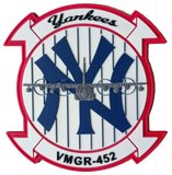 Officially Licensed USMC VMGR-452 Yankees PVC Glow Patches