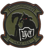 Officially Licensed USMC VMM-164 Knightriders Leather Patches