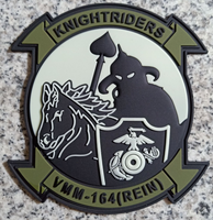 Official VMM-164 (REIN) Knightriders 15th MEU PVC Patch