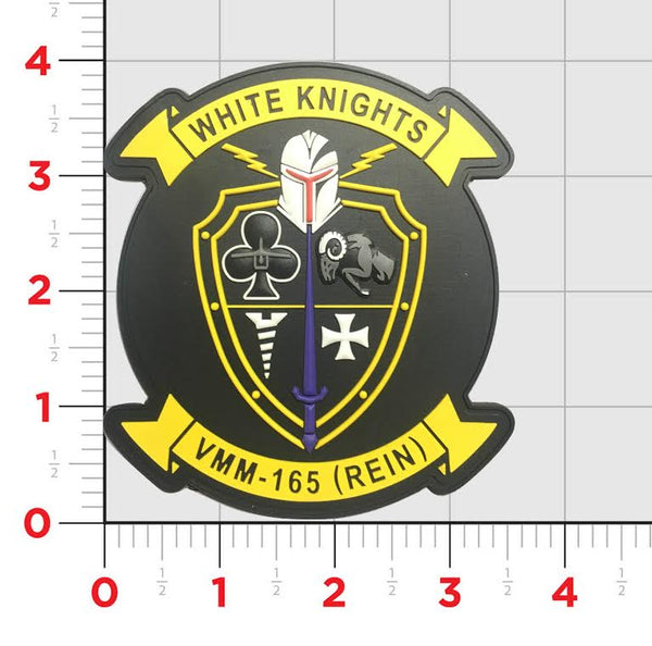 Official VMM-165 White Knights REIN 11th MEU PVC Patch