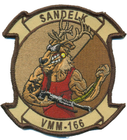 VMM-166 Sandelks Party Elk Patch