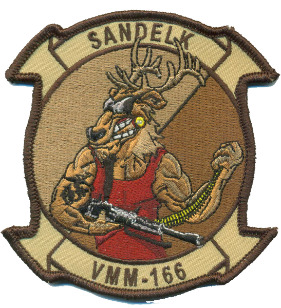 VMM-166 Sandelks Party Elk Patch