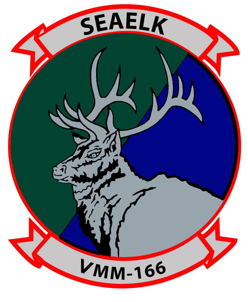 VMM-166 Sea Elk Squadron Sticker