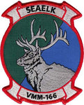 Officially Licensed USMC VMM-166 Seaelk Squadron Patch