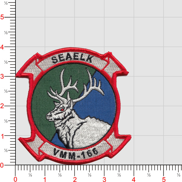 Officially Licensed USMC VMM-166 Seaelks Patch