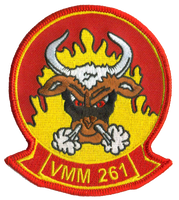 Officially Licensed USMC VMM-261 Raging Bulls Patch