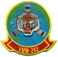 Officially Licensed USMC VMM-262 Flying Tigers Embroidered Patches