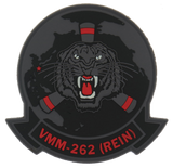 Officially Licensed USMC VMM-262 Black/Glow PVC Patch