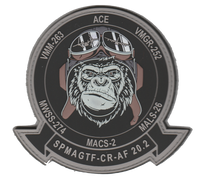 VMM-263 SPMAGTF 20.1 Ready Ape PVC Patches- With Hook & Loop