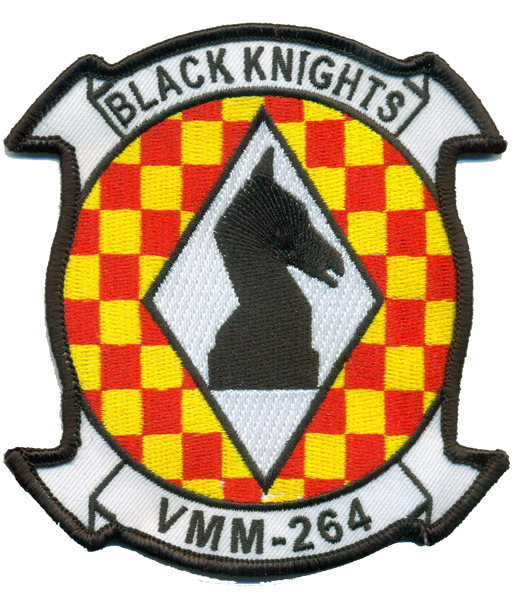 Officially Licensed USMC VMM-264 Black Knights Squadron Patch