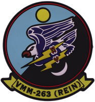 Officially Licensed USMC VMM-263 Thunder Chicken REIN Patch