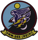 Officially Licensed USMC VMM-263 Thunder Chicken REIN Patch