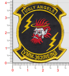 Officially Licensed USMC VMM-362 Ugly Angels REIN Squadron Patches