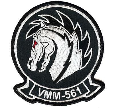 Officially Licensed USMC VMM-561 Pale Horse Patch