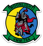 Officially Licensed USMC VMM-764 Moonlight Sticker