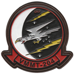 Officially Licensed USMC VMMT-204 Raptors Leather Patches