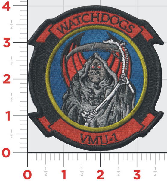 Officially Licensed USMC VMU-1 Watchdogs Patch