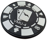Official VMU-4 Evil Eyes Poker Chip PVC Patch