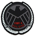 Official VMU-4 Evil Eyes Shield PVC Patch