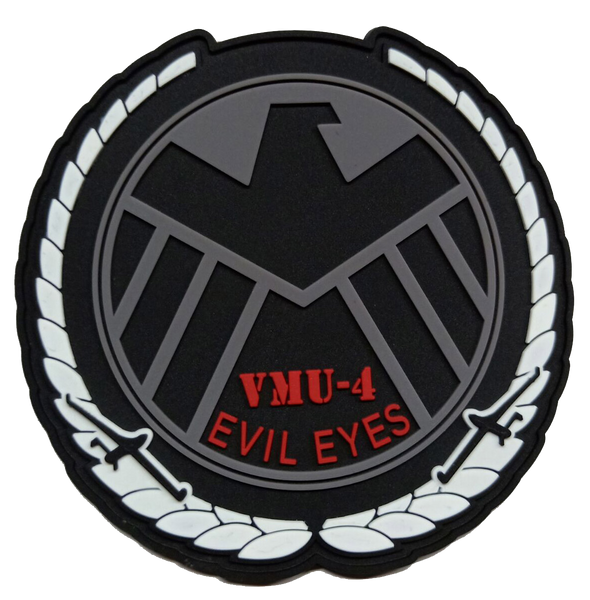 Official VMU-4 Evil Eyes Shield PVC Patch