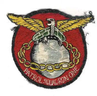 Officially Licensed US Navy VP-1 Original "Turtle" Squadron Patch