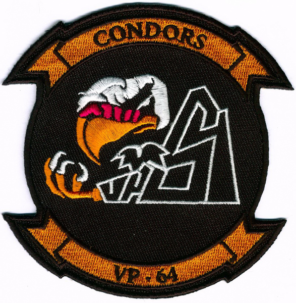 Officially Licensed US Navy VP-64 Condors Patch