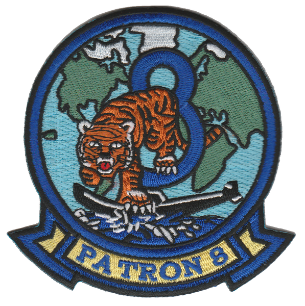 Officially Licensed US Navy VP-8 Fighting Tigers Patch