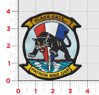 Officially Licensed US Navy VP-91 Black Cats Squadron Patch