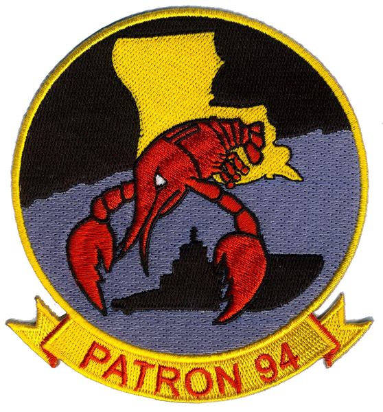 Officially Licensed US Navy VP-94 Crawfishers Patch