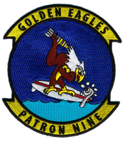 Officially Licensed US Navy VP-9 Golden Eagles Patch