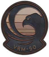 Officially Licensed US Navy VRM-50 Sunhawks Leather Patches