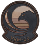 Officially Licensed US Navy VRM-50 Sunhawks Leather Patches