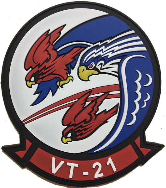 Officially Licensed VT-21 Red Hawks PVC Patches