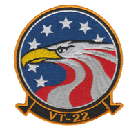 Officially Licensed US Navy VT-22 Golden Eagles 2019 Squadron Patches