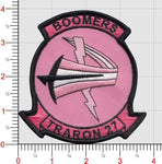 Official VT-27 Boomers Cancer Awareness Patch